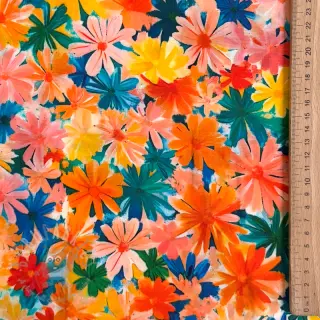 Viscose ECOVERO Flowers design C digital print