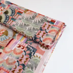 Viscose ECOVERO Abstract multi digital print