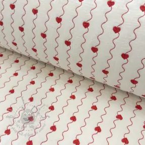 Dubbelgaas/mousseline STEPPED Heart