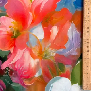 Viscose RADIANCE Flower design B digital print