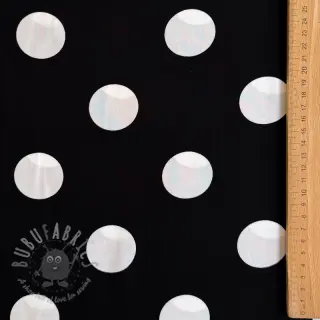 Viscose RADIANCE Polka BIG dot black