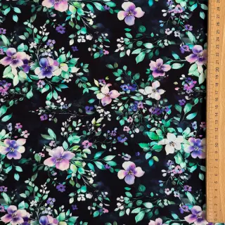 Viskóza RADIANCE Flowers Jamie digital print