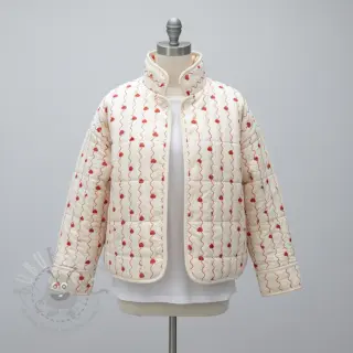 Dubbelgaas/mousseline STEPPED Heart