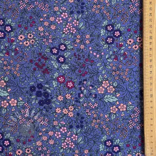 Viscose ECOVERO Flowers Galia purple