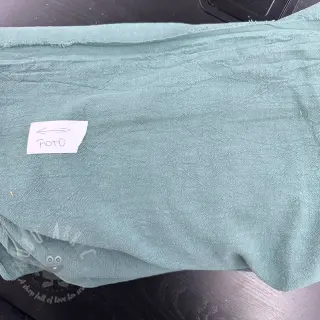 Voorgewassen linnen STONEWASHED PREMIUM dark mint 2e keus