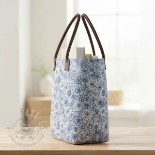 Decoratiestof Linenlook Bloom Fully Mix digital print