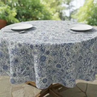 Decoratiestof Linenlook Bloom Fully Mix digital print