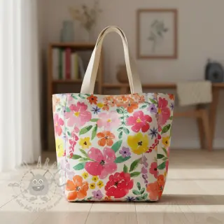 Decoratiestof Floral Spark Party digital print