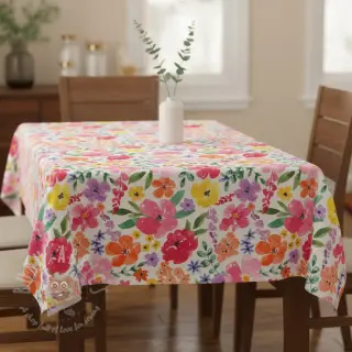 Decoratiestof Floral Spark Party digital print
