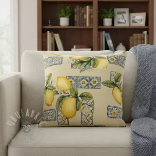 Decoratiestof GOBELIN premium Citrus Lemon Azulejos