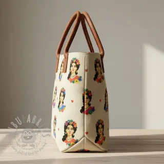 Decoratiestof Linenlook premium Viva Flower Girl