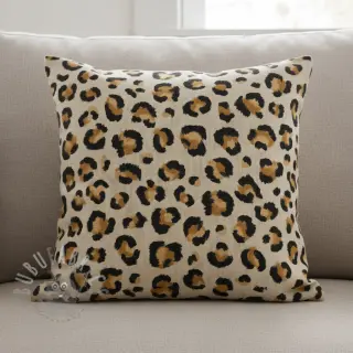 Decoratiestof Linenlook premium Leopard Animal Print