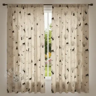 Decoratiestof Linenlook premium Cat Sea Life