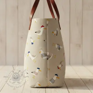 Decoratiestof Linenlook premium Seagull dress up