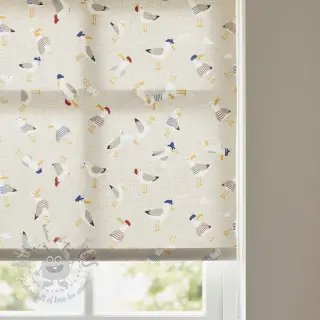 Decoratiestof Linenlook premium Seagull dress up