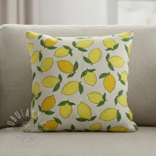 Decoratiestof Linenlook premium Sunny Lemon Fruit