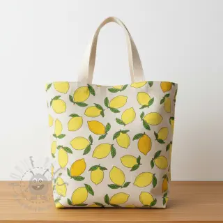Decoratiestof Linenlook premium Sunny Lemon Fruit