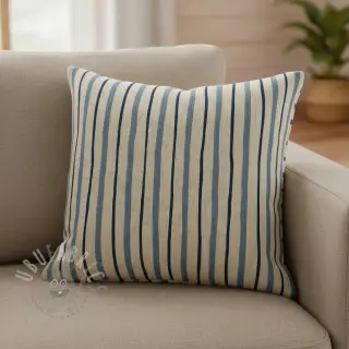 Decoratiestof Linenlook premium Wavy Art Stripe