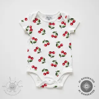 Tricot Cherries digital print