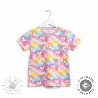Tricot Unicorns digital print