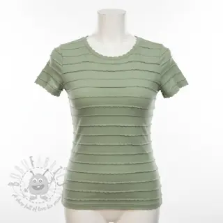 Tricot RUFFLES sage