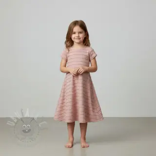 Tricot RUFFLES powder pink