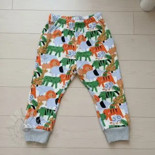 Sweaterstof Animaland white