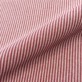Dekoračná látka DOBBY Colored stripe cherry