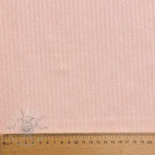 Decoratiestof DOBBY Colored stripe light pink