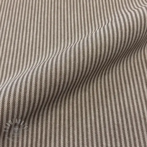 Decoratiestof DOBBY Colored stripe coffee