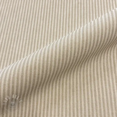 Decoratiestof DOBBY Colored stripe sand