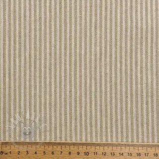 Decoratiestof DOBBY Colored stripe sand