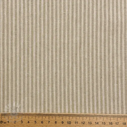 Decoratiestof DOBBY Colored stripe sand