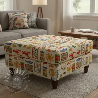 Decoratiestof Mediterranean Vibe digital print