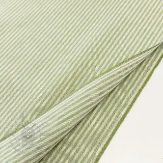 Decoratiestof DOBBY Colored stripe light green