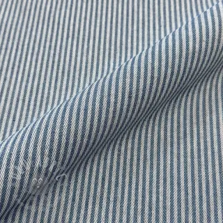 Decoratiestof DOBBY Colored stripe blue