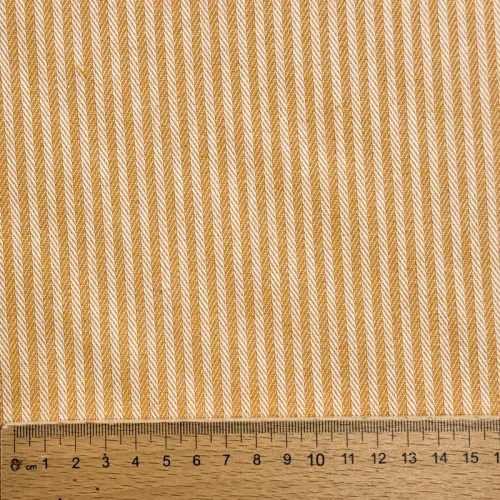 Dekoračná látka DOBBY Colored stripe ochre