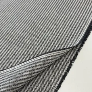 Decoratiestof DOBBY Colored stripe graphite