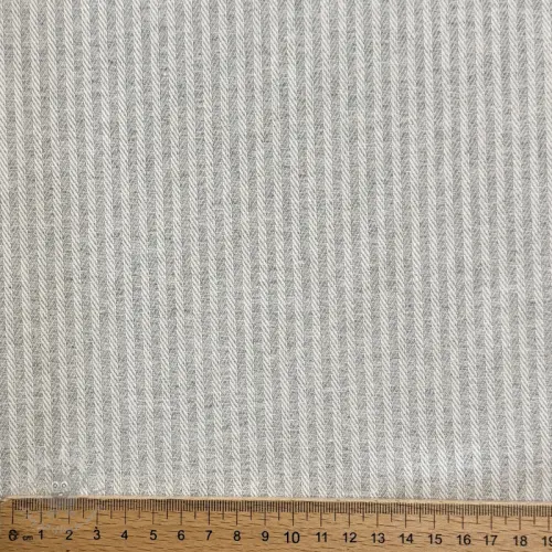 Decoratiestof DOBBY Colored stripe light grey