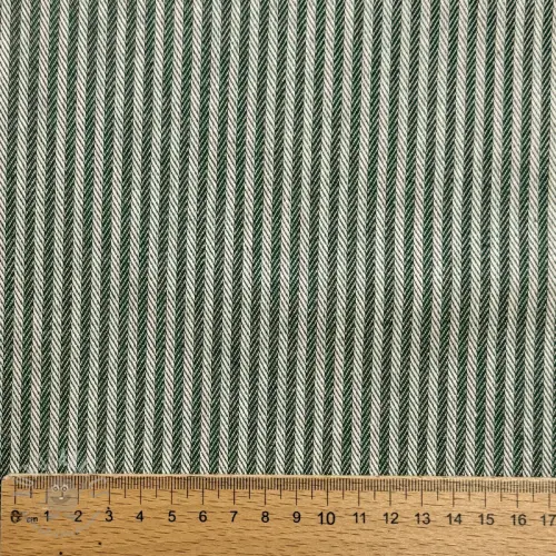 Decoratiestof DOBBY Colored stripe bottle green