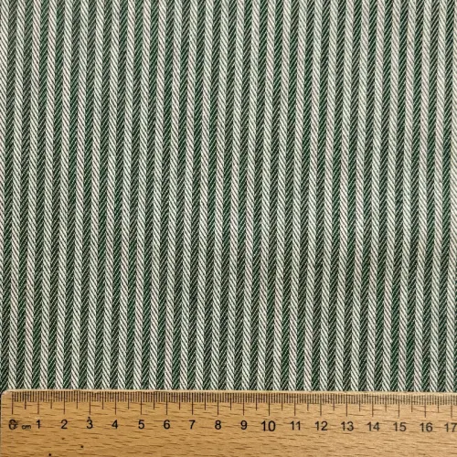 Dekoračná látka DOBBY Colored stripe bottle green