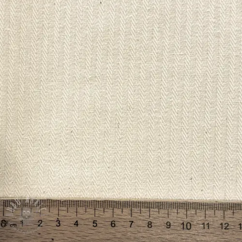 Decoratiestof DOBBY Colored stripe naturel