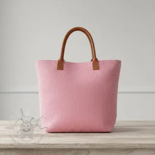 Decoratiestof DOBBY Colored stripe fuchsia