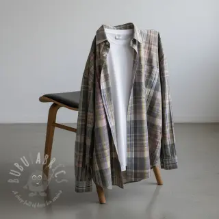 Katoenen stof YARN DYED Check Nina multi