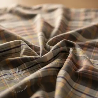 Katoenen stof YARN DYED Check Nina multi