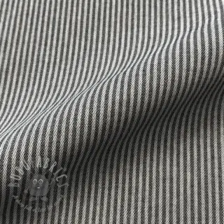 Decoratiestof DOBBY Colored stripe black