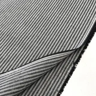 Decoratiestof DOBBY Colored stripe black