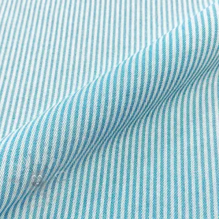 Decoratiestof DOBBY Colored stripe turquoise