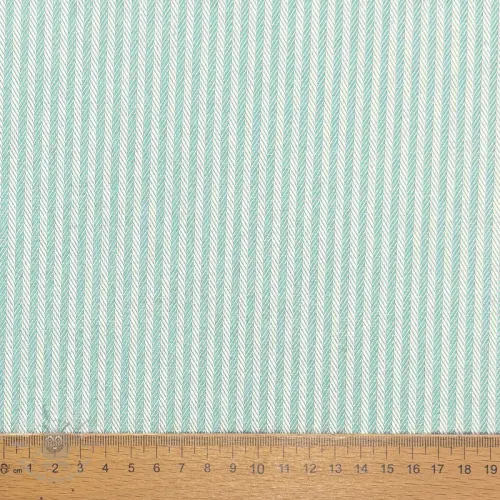Decoratiestof DOBBY Colored stripe mint