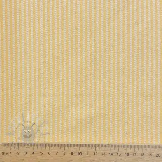 Decoratiestof DOBBY Colored stripe pastel yellow